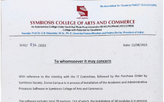 Symbiosis College ofArts & Commerce